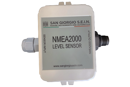 UNS20800<br>Convertitore NMEA2000 per sensori livello